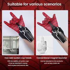Spider Web Shooter 2.0 Upgrade Amazing Spider Launcher Costume Glove Kid Cosplay
