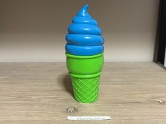 Creature Bazaar Science Patrols Sofubi Famous Cone Green Blue Edition Art Toy