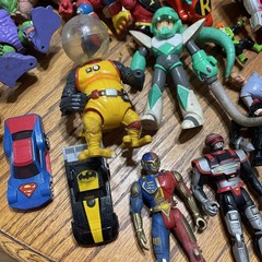 100+ 90’s loose action figure lot Snake Man Capcom Mega Man, Bandai, TMNT Marvel