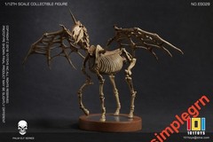 101TOYS ES031 1/12 Scale Pocket Monster Skeleton Skeleton Articulated Horse Set