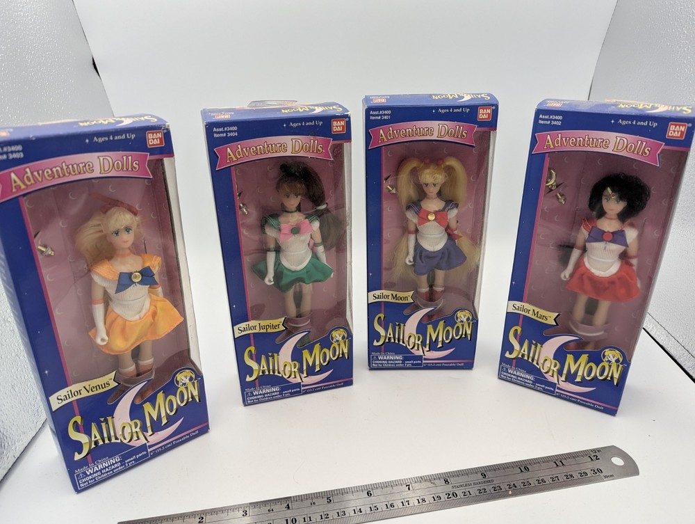 You Choose: 1995 Bandai Sailor Moon 6″ Adventure Doll New Sealed NRFB Irwin