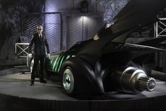 DC Multiverse Batman Forever Batmobile Vehicle and Alfred Pennyworth 7-in Scale