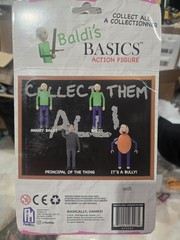 Bully Baldi Basic action Figure Series 1 Phat Mojo New Sealed