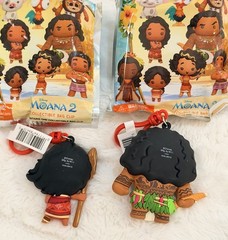 Disney Moana 2 NEW Maui and Moana Clip Blind Bag Figural Key Chain Movie