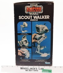 Scout Walker AT-ST 100% Complete W/ Box + INSERTS Star Wars ROTJ 1980 Kenner