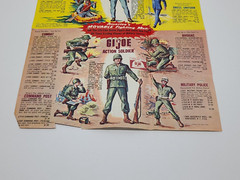 Vintage GI Joe Action Soldier Army Manual Catalog Advertising Fold Out Paper Lot