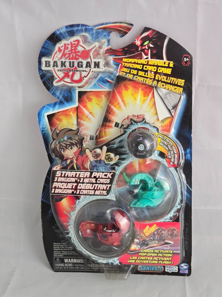 Bakugan Battle Brawlers Series 1 Starter Pack 2007 Saurus Dragonoid Gorem