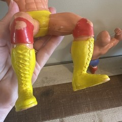 Two 1984 WWF WWE TITAN Wrestling Figures Vintage 80s Toys