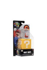 Jakks Pacific Super Mario Bros Movie Shy Guy 1.25 in Mini Figure Question Block
