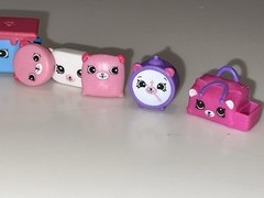 LOT/15 Shopkins Petkins Dreamy Bear Welcome Slumber Bear Party Decorator’s Pack