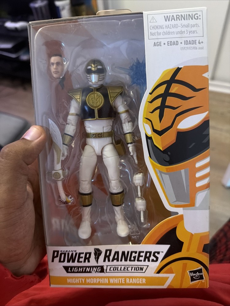 Power Rangers Lightning Collection Mighty Morphin White Ranger Hasbro 6″ Figure
