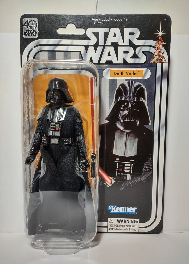 Star Wars Black Series Darth Vader 6″ Figure Red Lightsaber 40th Movie New 2017