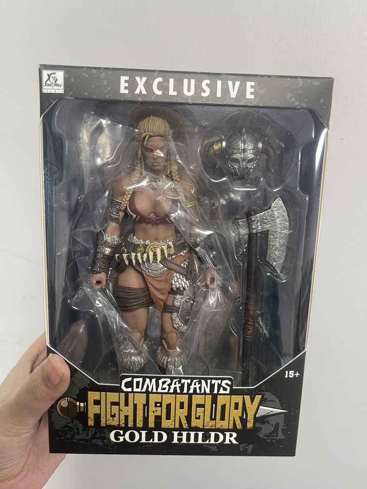STOCK Xesray Studio Fight for Glory Combatants Exclusive Gold Hildr 1/12 Figure