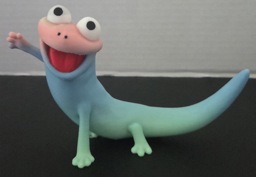 🦎 Tom the Lizard – 3D Printed Cartoon Figure (Inspired by Hoppers)