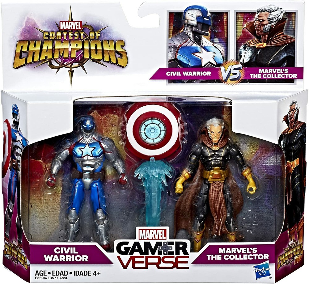 Marvel Gamerverse Contest of Champions The Collector Vs. Civil Warrior 2 Pack
