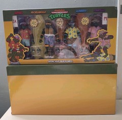 TMNT NECA Sewer Surfing Bodacious Beach Bros Set 2025 SDCC NEW Opened Box