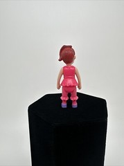 Mini pink doll ponytail girl toy figure 2.5 In…55