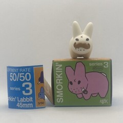Kidrobot Frank Kozik Smorkin’ Labbit Series 3 White Moustache 45mm Mini Figure