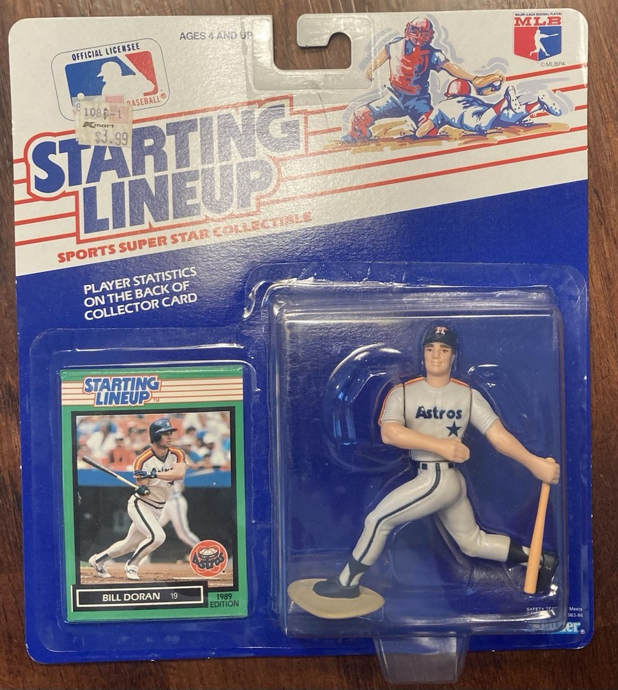1989 Starting Lineup- Bill Doran- Houston Astros Sp.