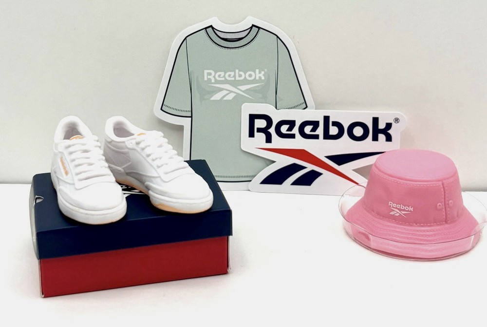 Reebok Sneakers Pink Hat Shirt And Logo Stickers Zuru Sneakers Mini Bands