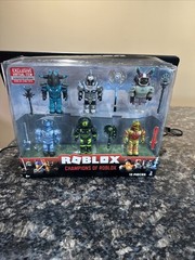 Roblox Champions of Roblox 15th Anniversary Edition Set. 6 Figures With Codes