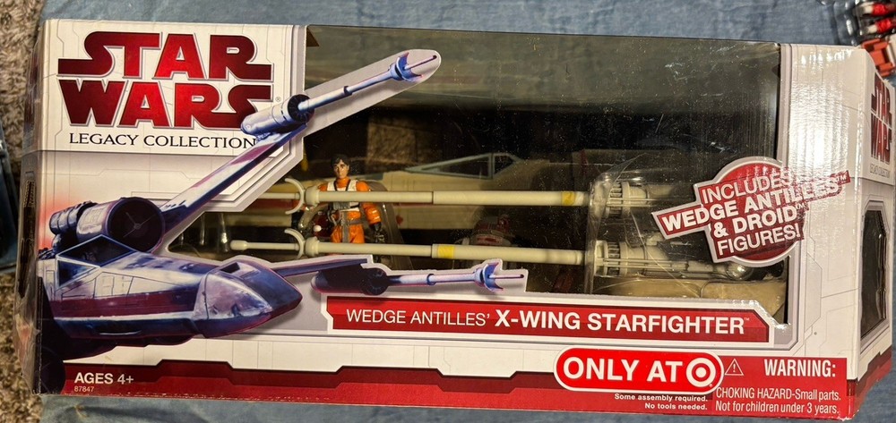 Star Wars Legacy Collection Wedge Antilles X-Wing Starfighter Sealed Target EXCL