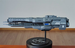 Halo 4 UNSC Resin sci-fi Spaceship Model Resin Spacecraft Figure Handmade Toy