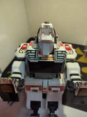1994 Mighty Morphin Power Rangers White Tigerzord & Ranger Deluxe 98% Complete