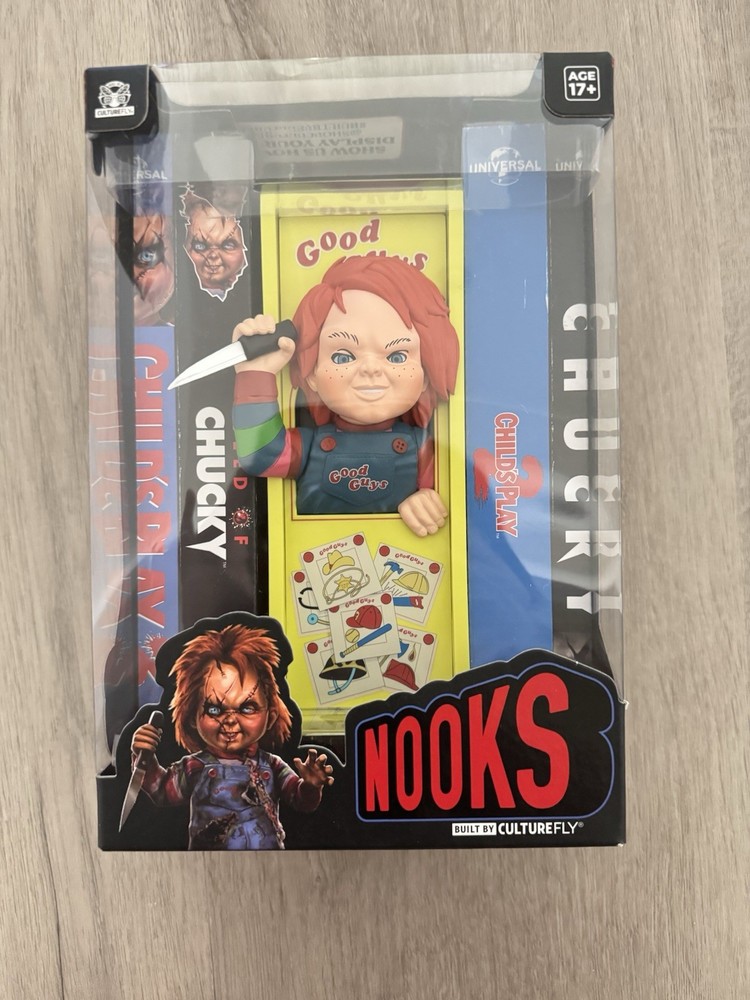 Chucky Child’s Play 2 Horror Book Shelf Nooks Collectible CultureFly New
