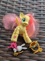 My Little Pony Explore Equestria Articulated Fluttershy Action Figure Poseable