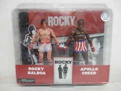 NECA REEL TOYS MGM ROCKY BALBOA APOLLO CREED 2 PACK TOYS R US EXCLUSIVE NEW #12