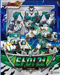 Metal Cardbot W Season3 4-Robot Set HEAVY IRON W+PANTHOM HORNET+TIGUN+BLUE COP W