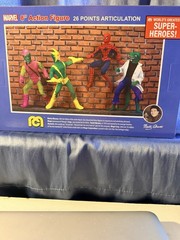 Marvel 8in Figure Set Spider-Man Green Goblin Lizard Electro 14+