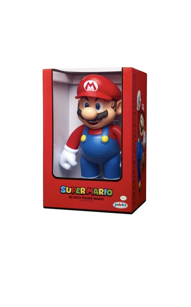 Rare SUPER MARIO 20inches Action figure JAKKS PACIFIC Big Doll Toy 50cm Nintendo