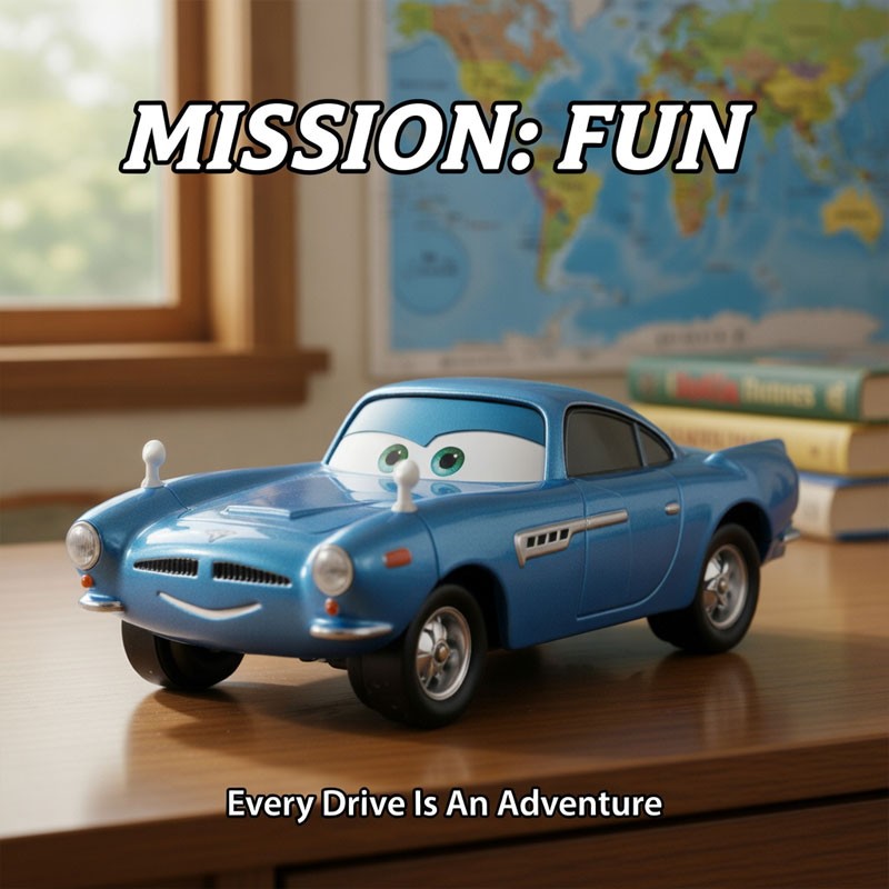 Disney Pixar Cars – British Super Spy – Finn McMissile 1:55 DieCast Car Toy Gift