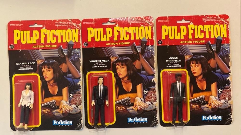 Pulp Fiction: ReAction Figures- Jules Winnfield, Vincent Vega & Mia Wallace