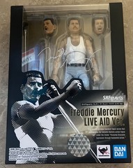 S.H.Figuarts Bandai Spirits Freddie Mercury Live Aid Ver. Figure