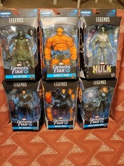 Marvel Legends Fantastic Four Baf Super Skrull Dr DOOM,Mr Fantastic, Thing,Torch