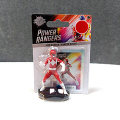 New Power Rangers Figures Mini Cake Toppers SET of 5 Red Blue Green Black Pink