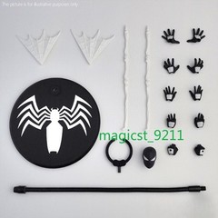 Mess Toys Symbiote Spider-Man Action Figure Black Spide Model Xmas Gift IN USA!!