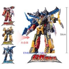 Gaint Savers Rescue Engine Deluxe Transformation Robot Action Figure Toy Set