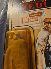STAR WARS Return Of The Jedi Prune Face 65 Card Back Moc Factory Sealed No 71320