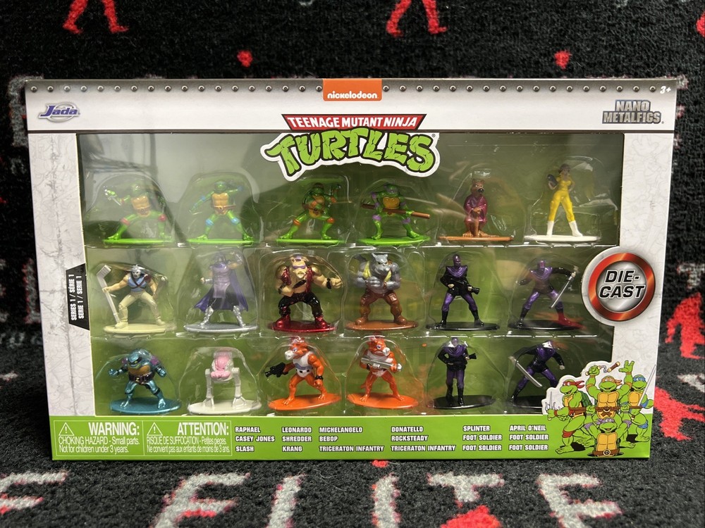 Nickelodeon Teenage Mutant Ninja Turtles TMNT Jada Nano Metalfigs 18 Figures New