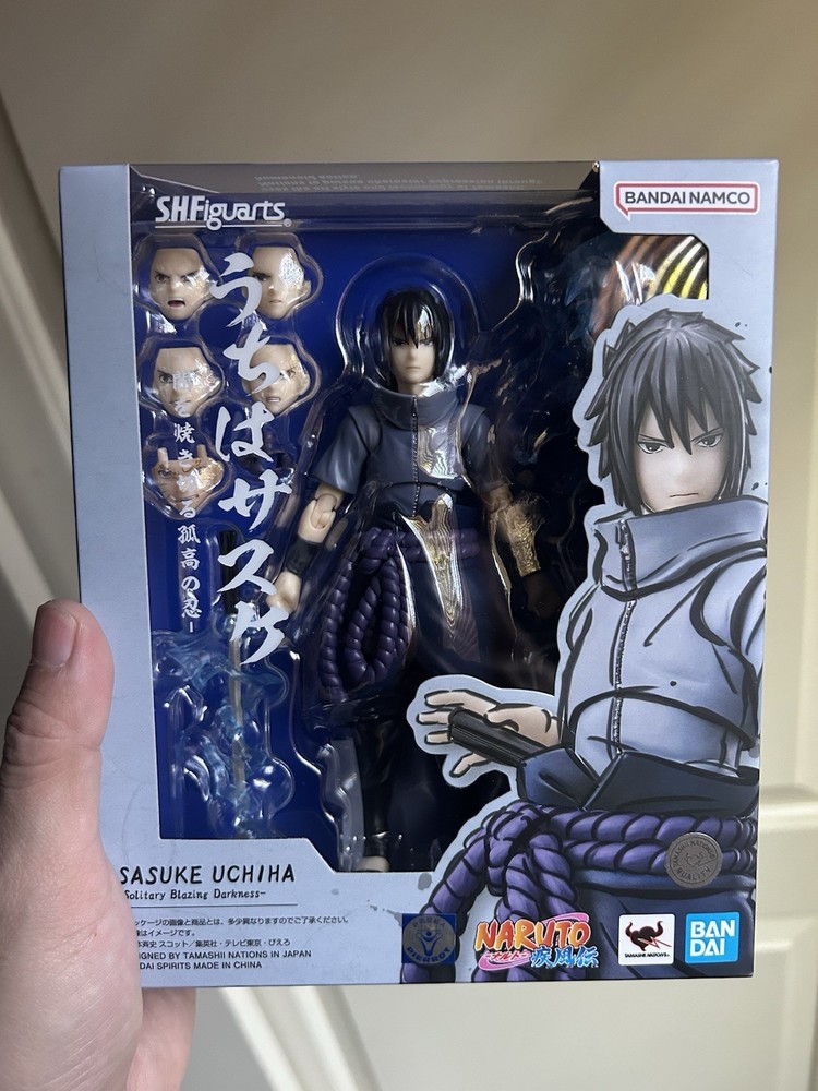 SH Figuarts Naruto Shippuden Sasuke Solitary Blazing Darkness NEW SEALED U.S.