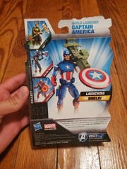 Marvel Avengers 3.75″ Movie Series Shield Launching Captain America Figure New