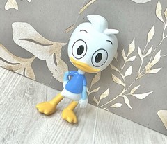 Disney DuckTales 2017 PhatMojo Louie Duck Action Figure Money Stacks 3”