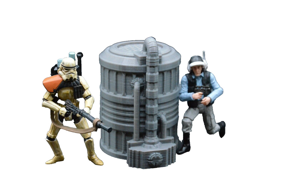 STAR WARS INDUSTRIAL VAT #2 SCI FI 1:12 scale 6″ FIGURE CUSTOM DIORAMA MECH