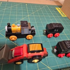 Thomas & Friends Wooden Railway Toy Train Lot – 14 Piece Mixed Vehicle Set