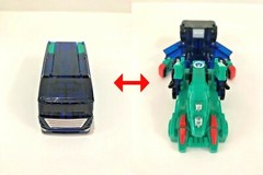[TURNING MECARD] TUSKO Transformable Robot Car Toy Korea Figure +2card