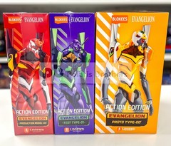 Blokees Action Edition Evangelion Unit Type 00 01 02 – In Hand! Free Shipping!